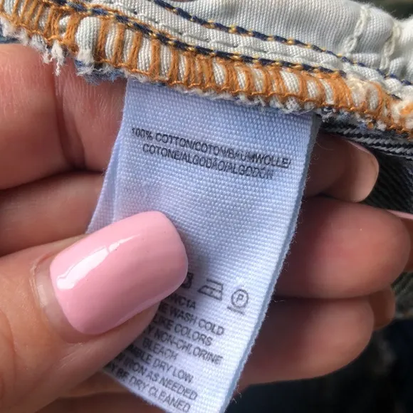 FREE PEOPLE Harvey Distressed Denim Skirt