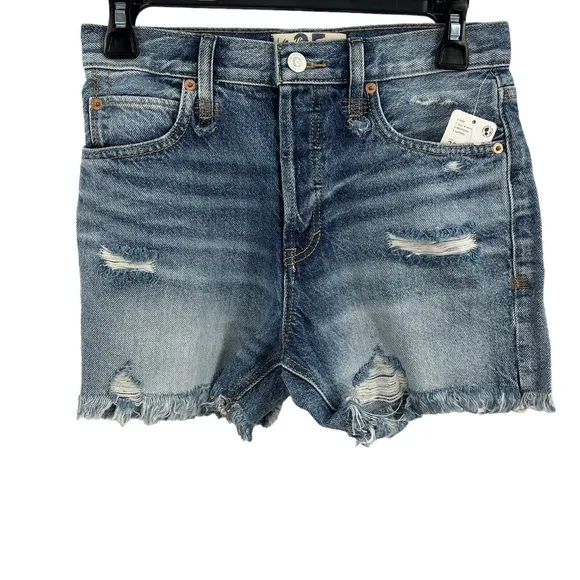 Free People Makai Cut Off Short Denim Size 25 New