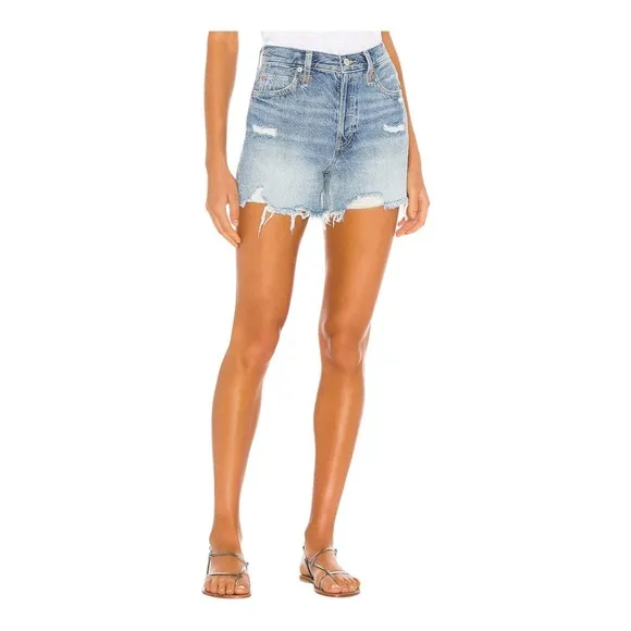 Free People Makai Cut Off Short Denim Size 25 New