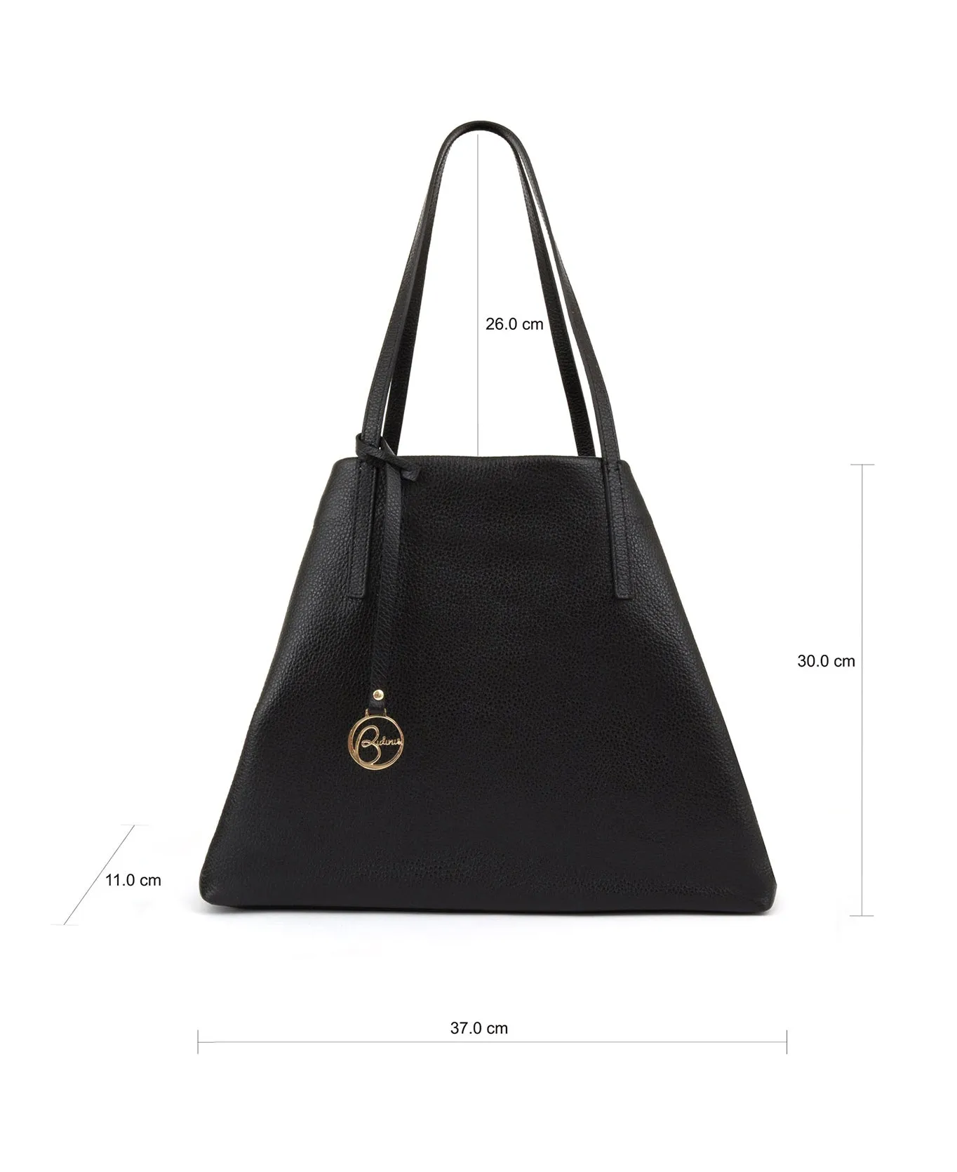 Frida Tote leather bag black