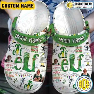 Funny Christmas Elf Custom Clog Shoes