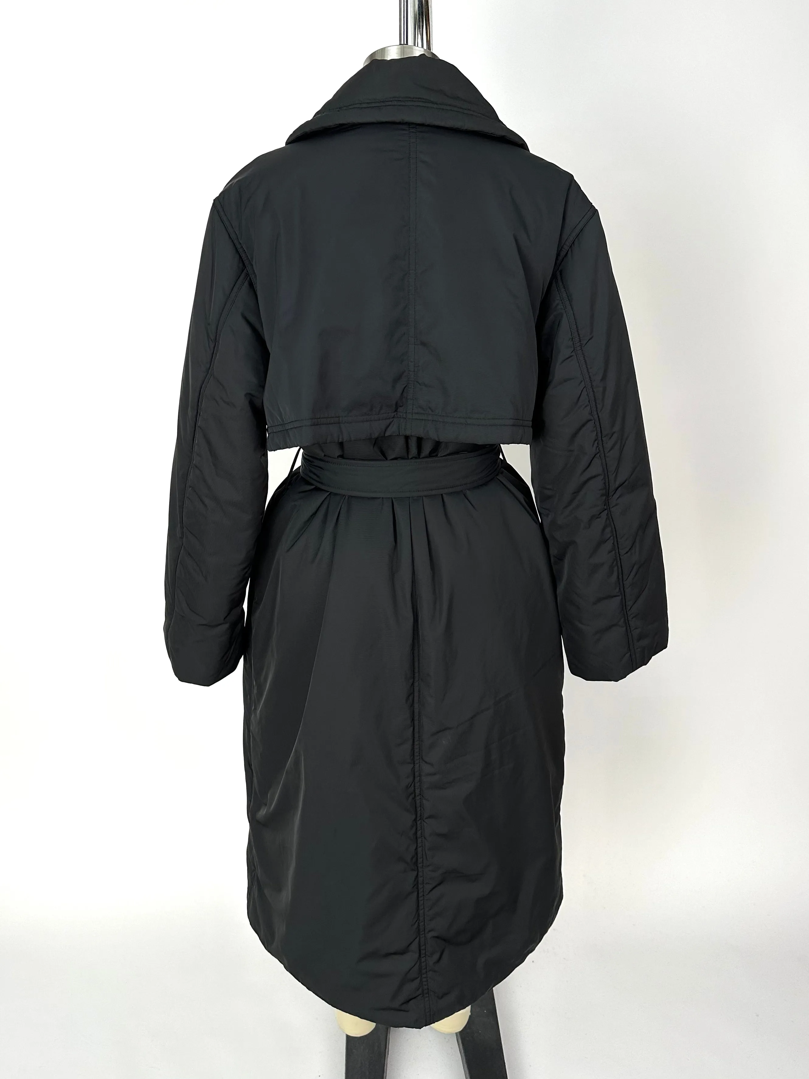 Ganni Belted Puffer Trench