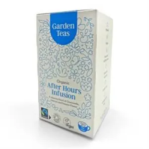 Garden Teas | Organic Fairtrade After Hours Infusion 20 Plastic Free Envelopes | 20bag