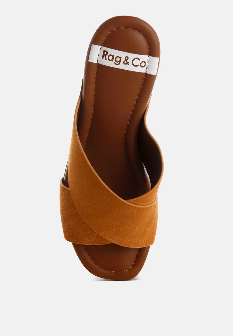 Genuine Suede Leather Clogs By RUW