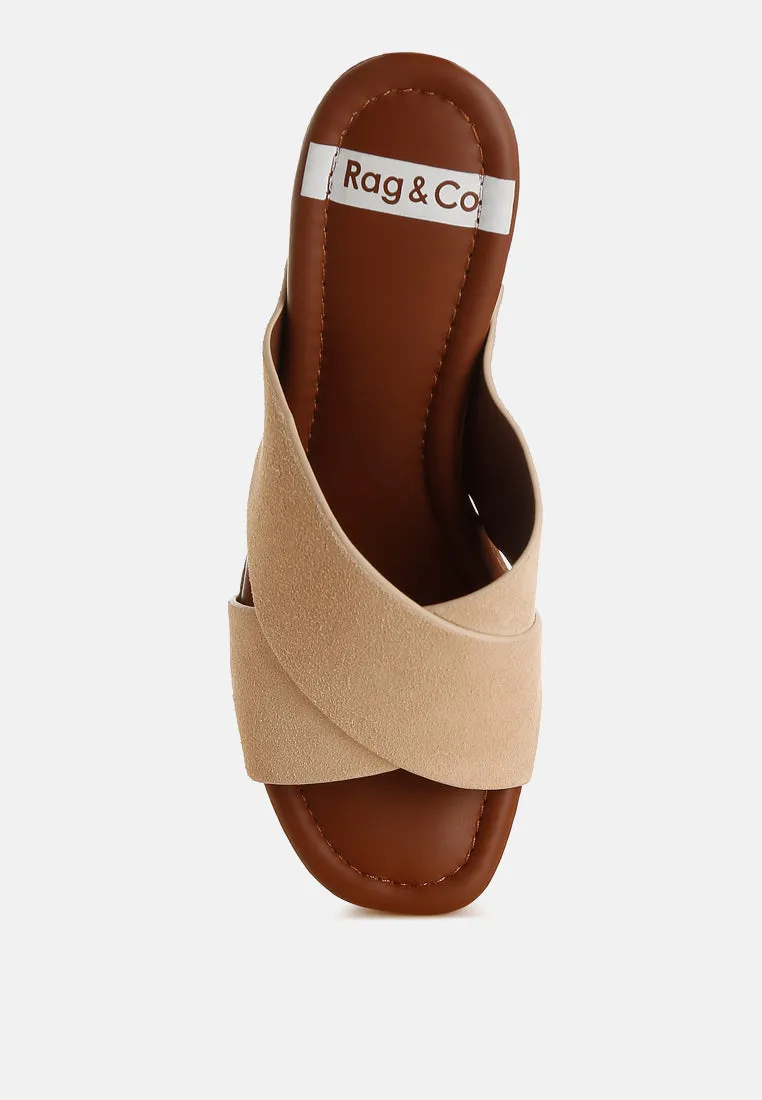 Genuine Suede Leather Clogs By RUW