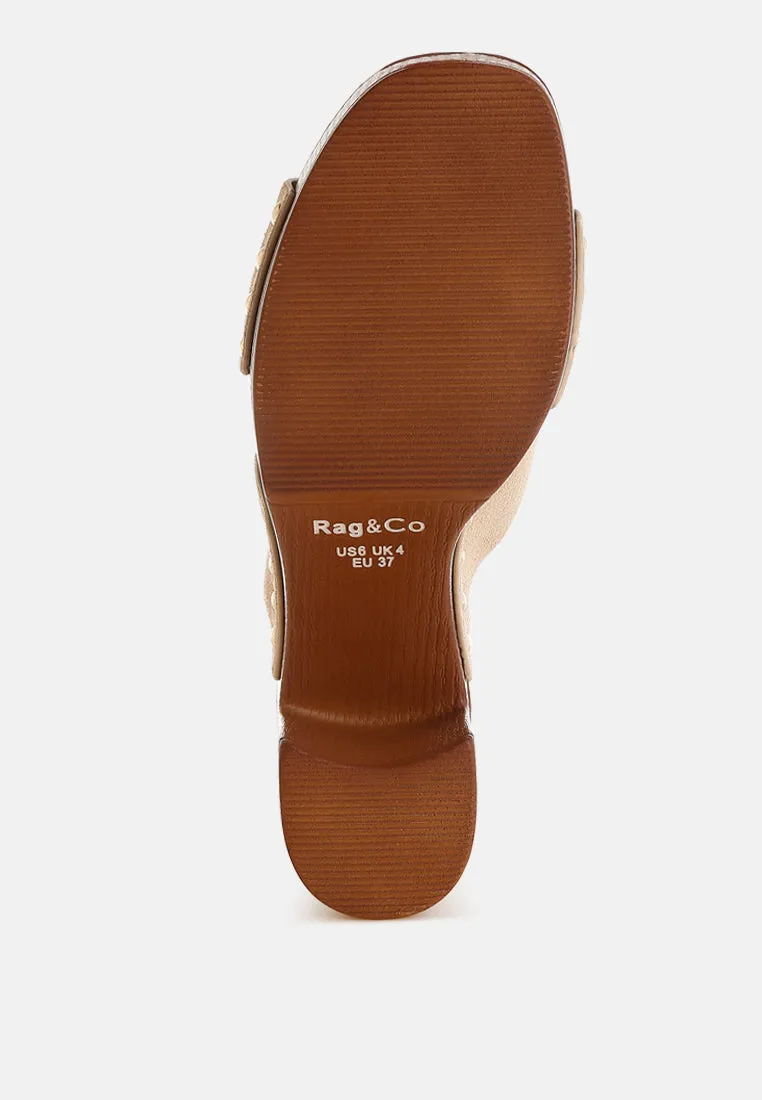 Genuine Suede Leather Clogs By RUW