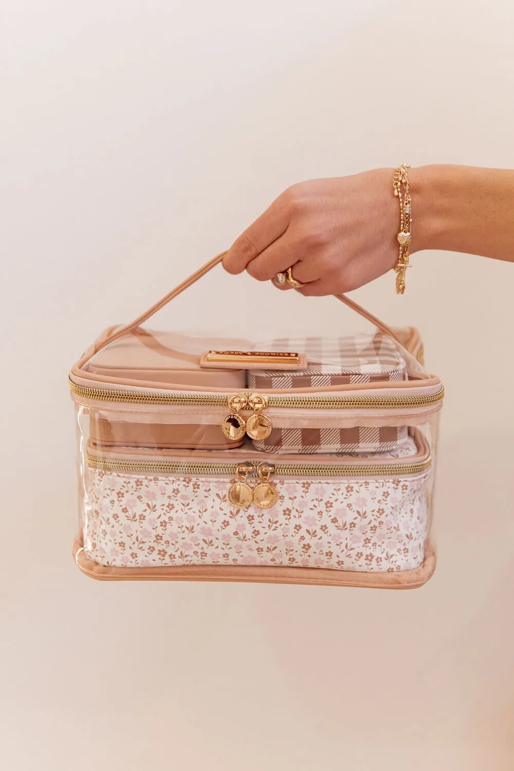 Getaway Cosmetic Set Brown Floral
