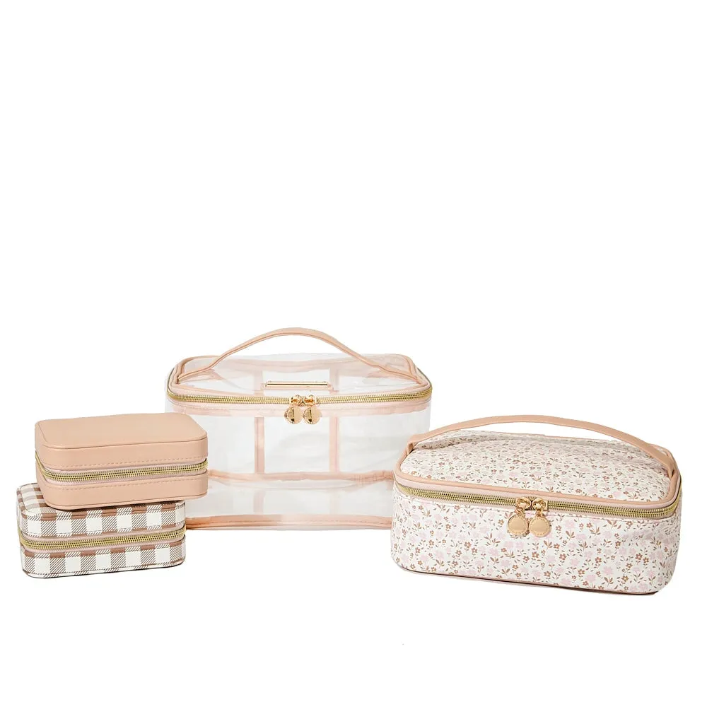 Getaway Cosmetic Set Brown Floral