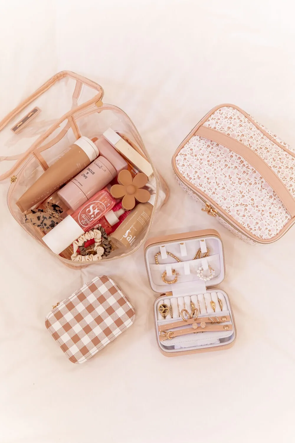 Getaway Cosmetic Set Brown Floral