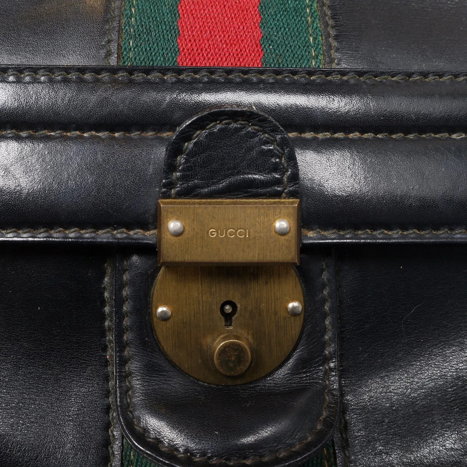 GG Leather Vanity Travel Case