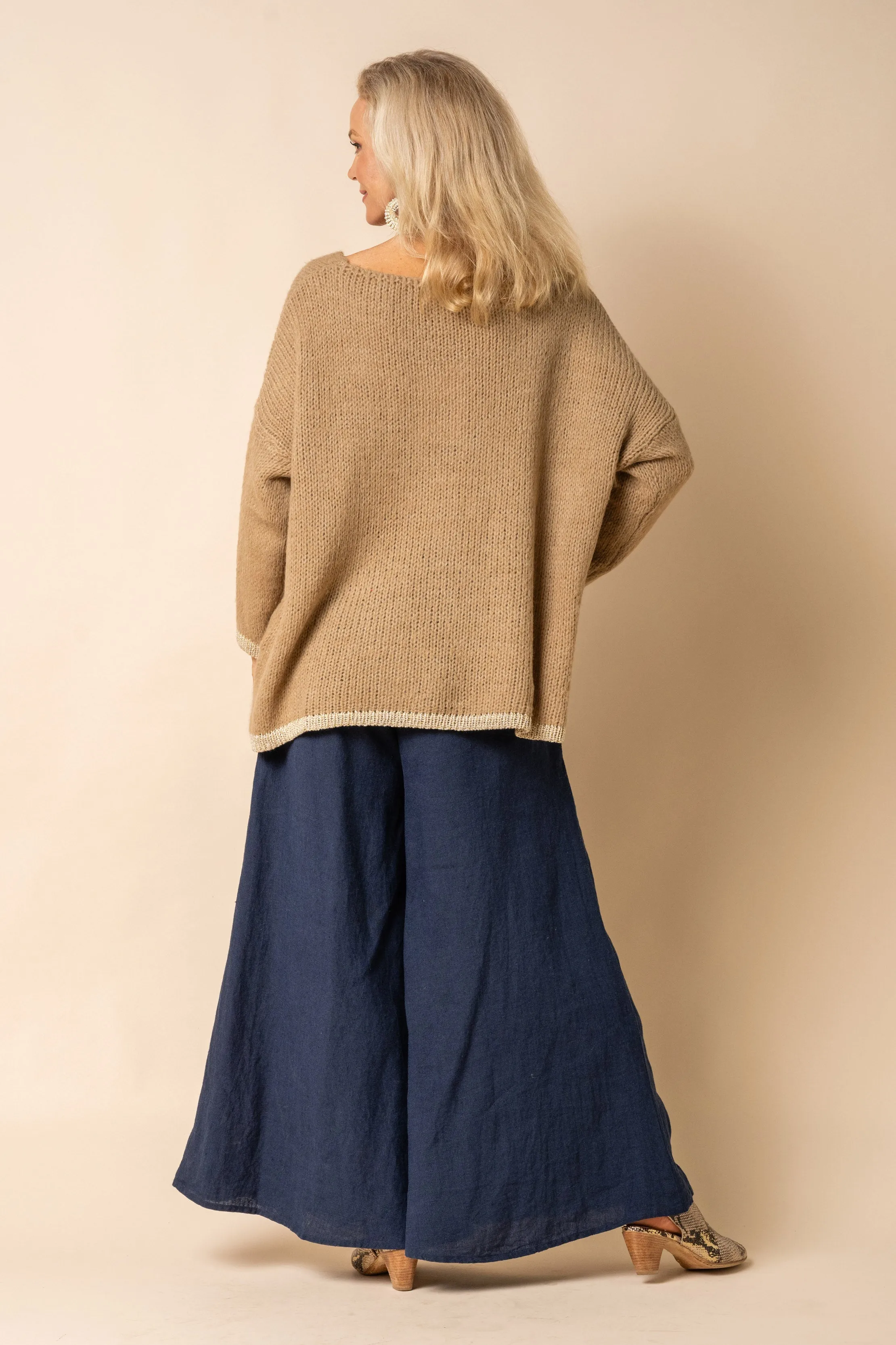 Gloria Knit Top in Desert