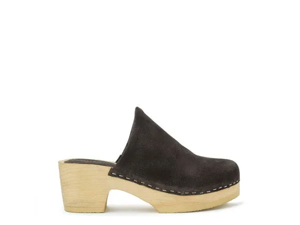 Gray Size US 8 Rag & Co Darcie Suede Clogs / Mules Shoes