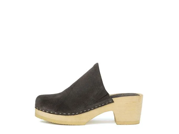 Gray Size US 8 Rag & Co Darcie Suede Clogs / Mules Shoes
