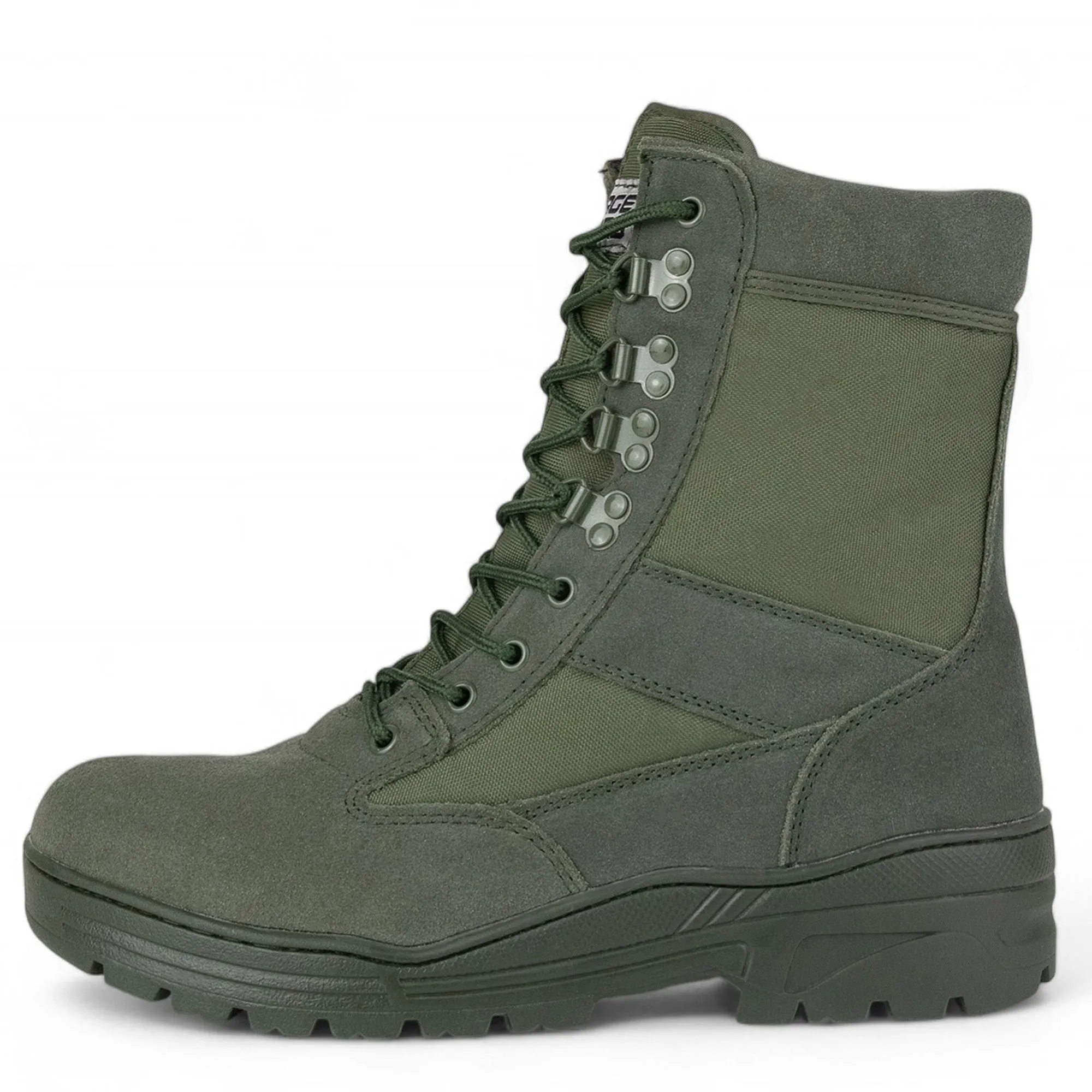 Green Suede Patrol Boots