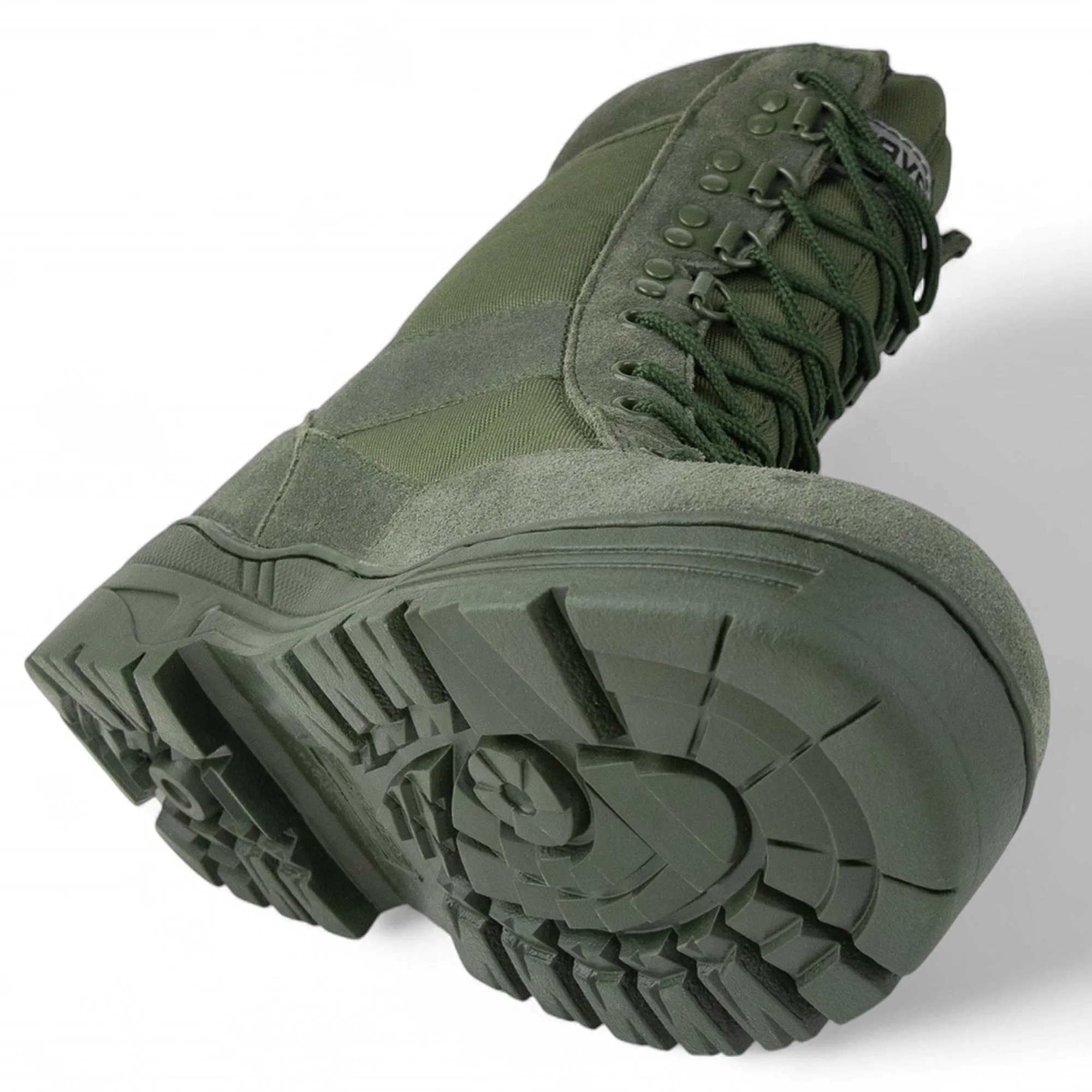Green Suede Patrol Boots