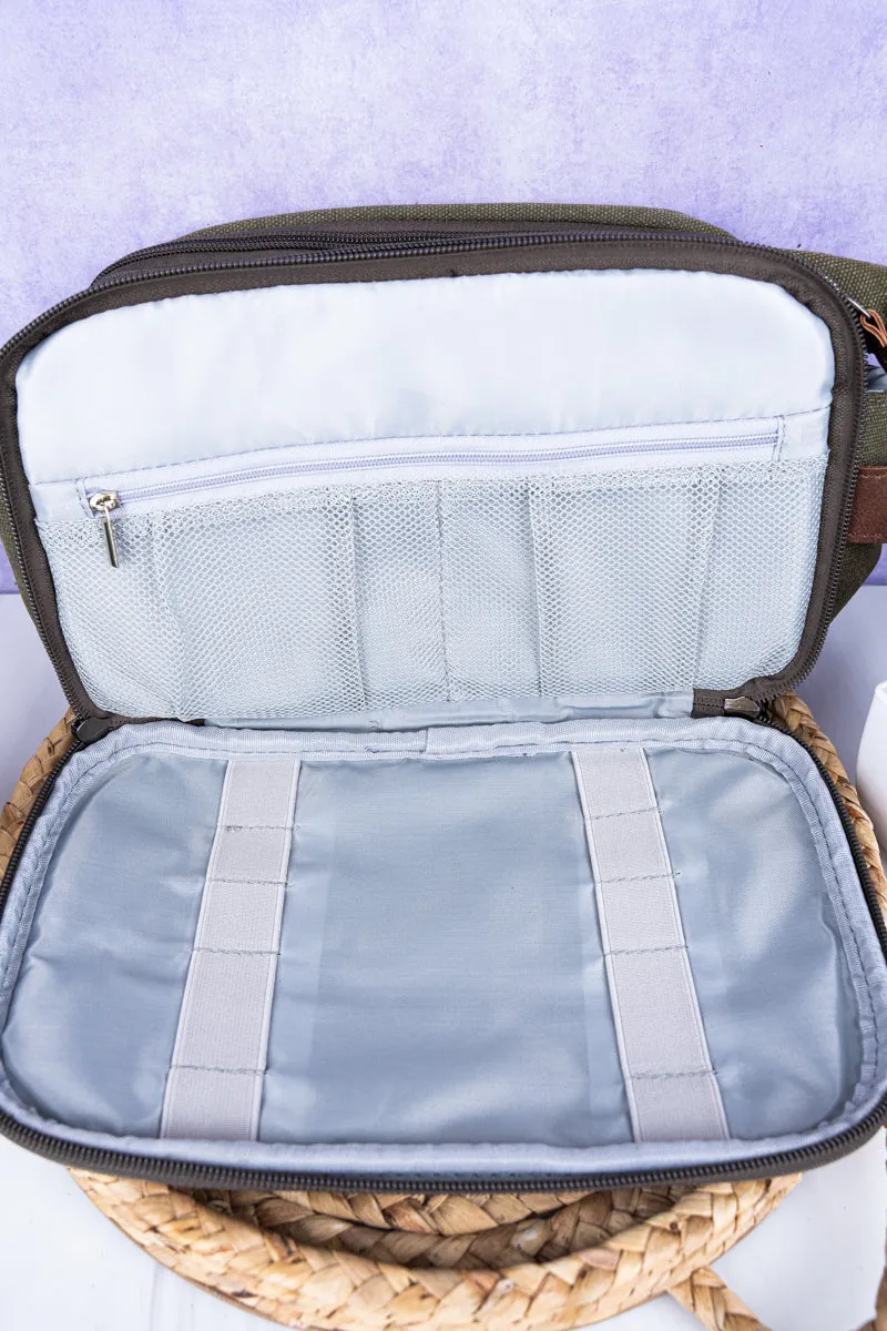 Green Travel Ready Toiletry Bag
