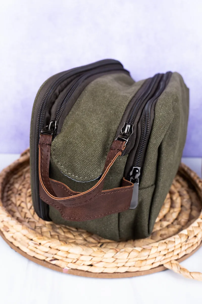 Green Travel Ready Toiletry Bag
