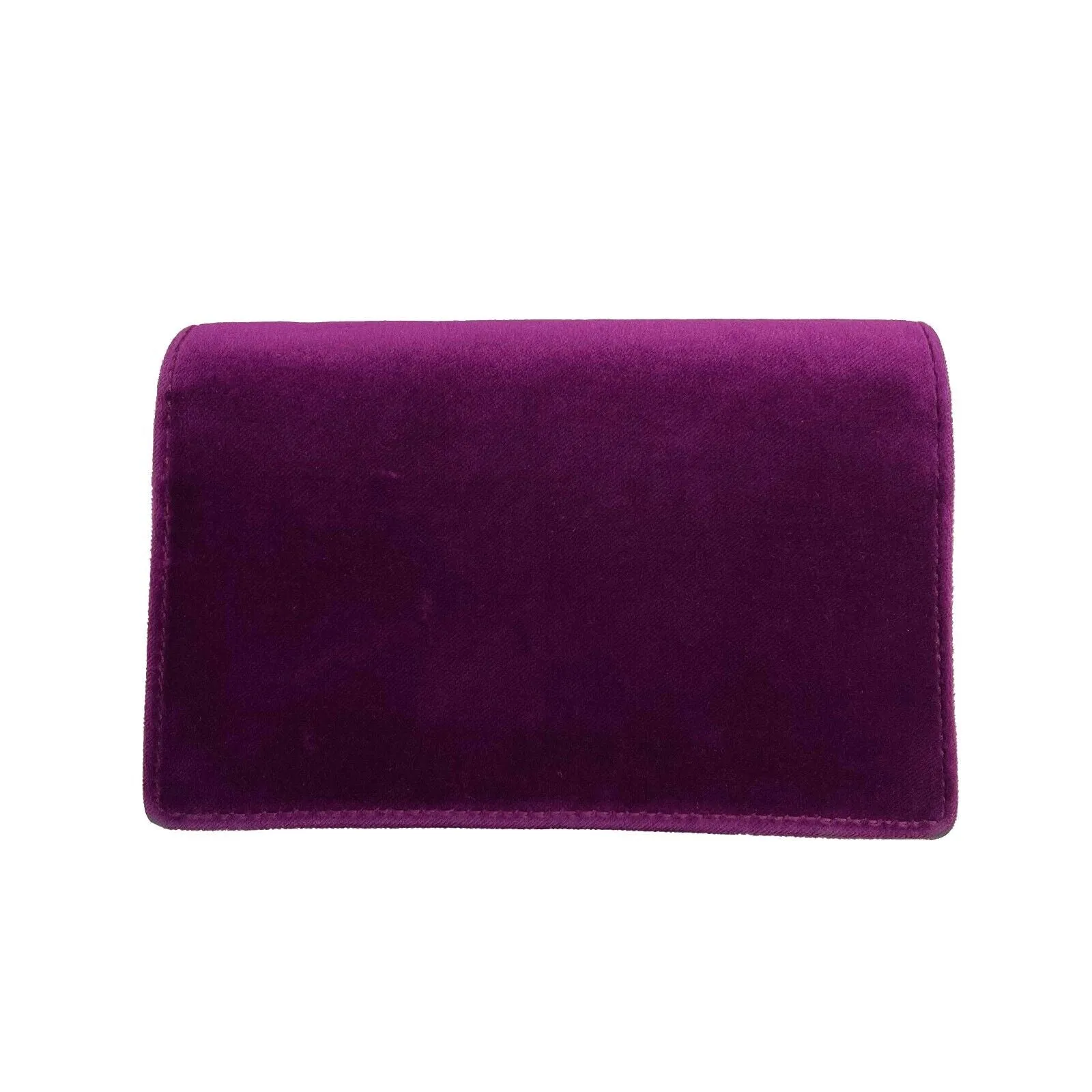 Gucci - Dionsysus Super Mini - Purple Velvet w/ Removable Chain Crossbody Strap