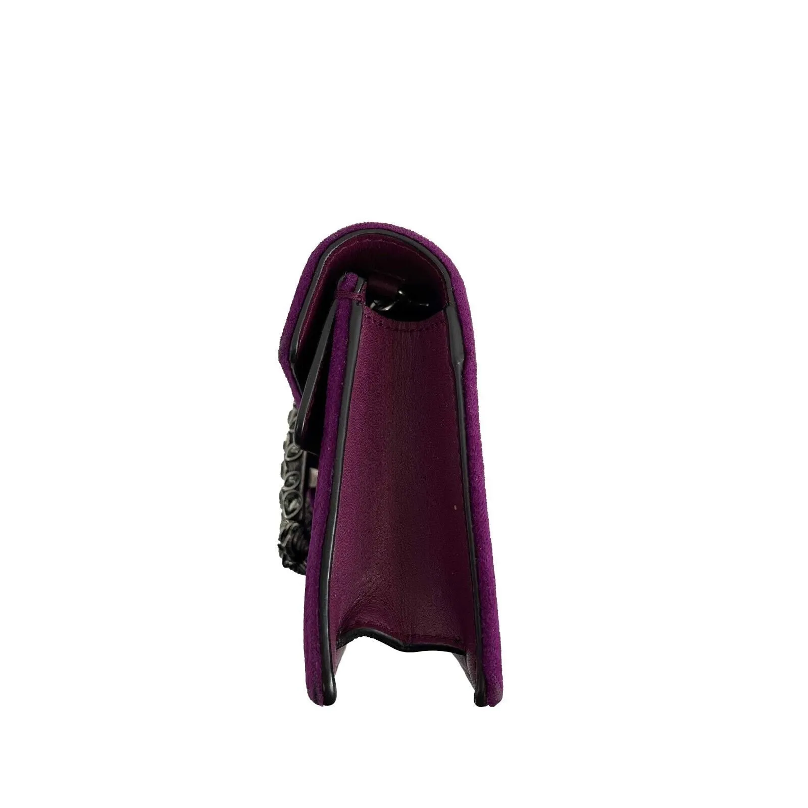 Gucci - Dionsysus Super Mini - Purple Velvet w/ Removable Chain Crossbody Strap