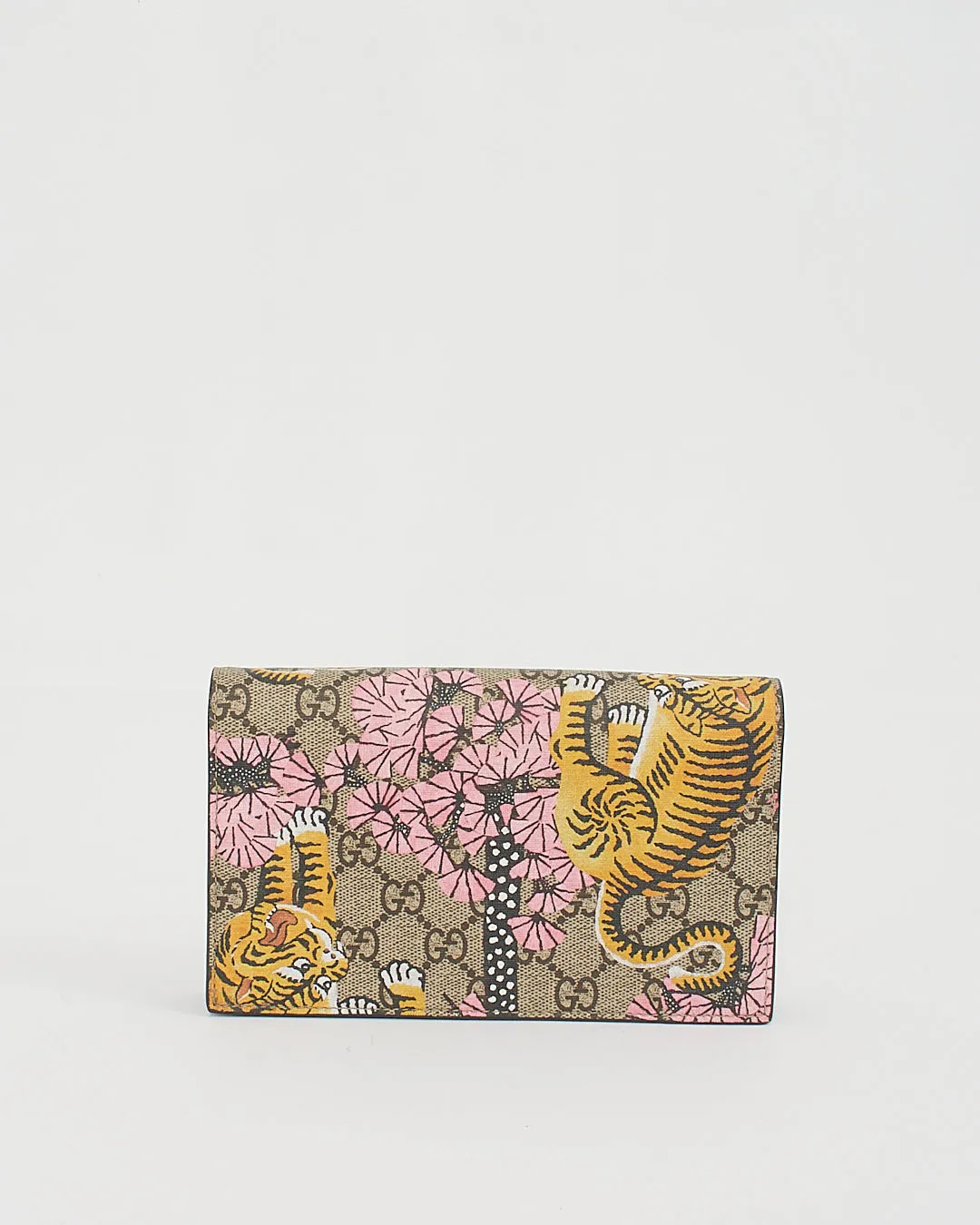 Gucci GG Monogram Supreme Canvas Bengal Wallet-On-Chain