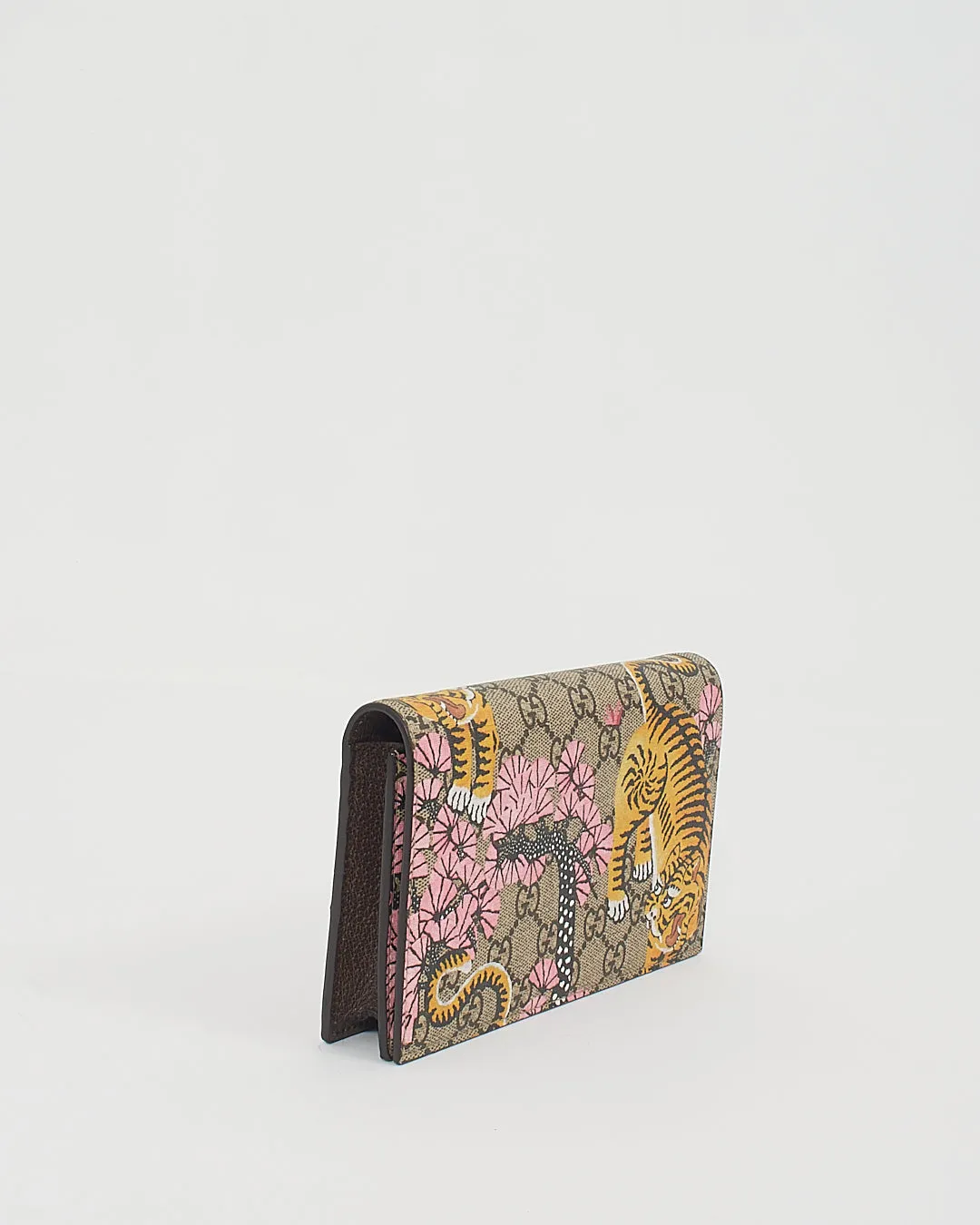 Gucci GG Monogram Supreme Canvas Bengal Wallet-On-Chain