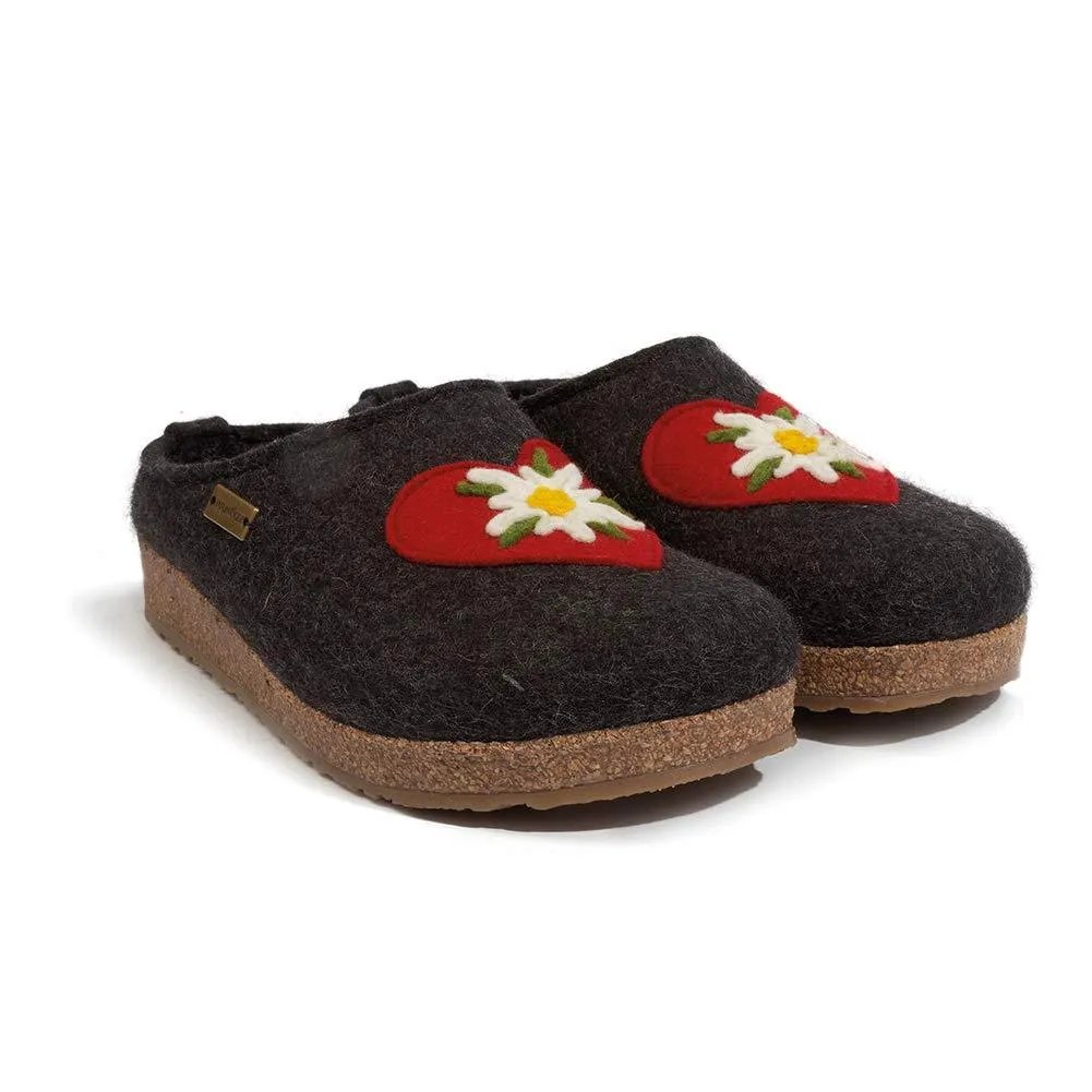 HAFLINGER Women's Heidi Wool Clogs