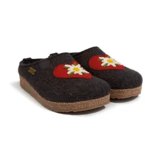 HAFLINGER Women's Heidi Wool Clogs
