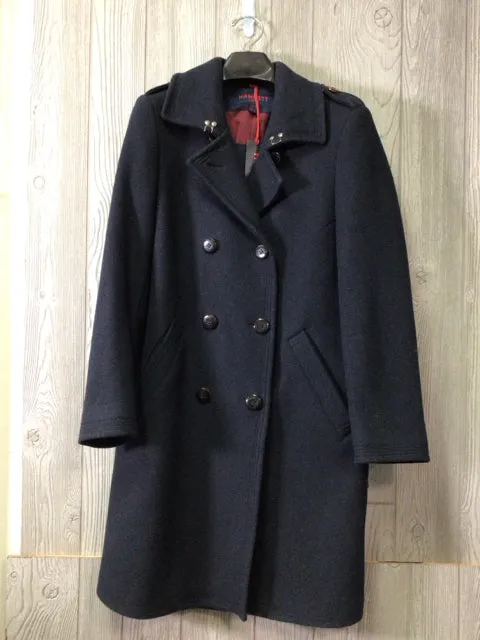 Hamnett Wool Bl Coat Size 6 New