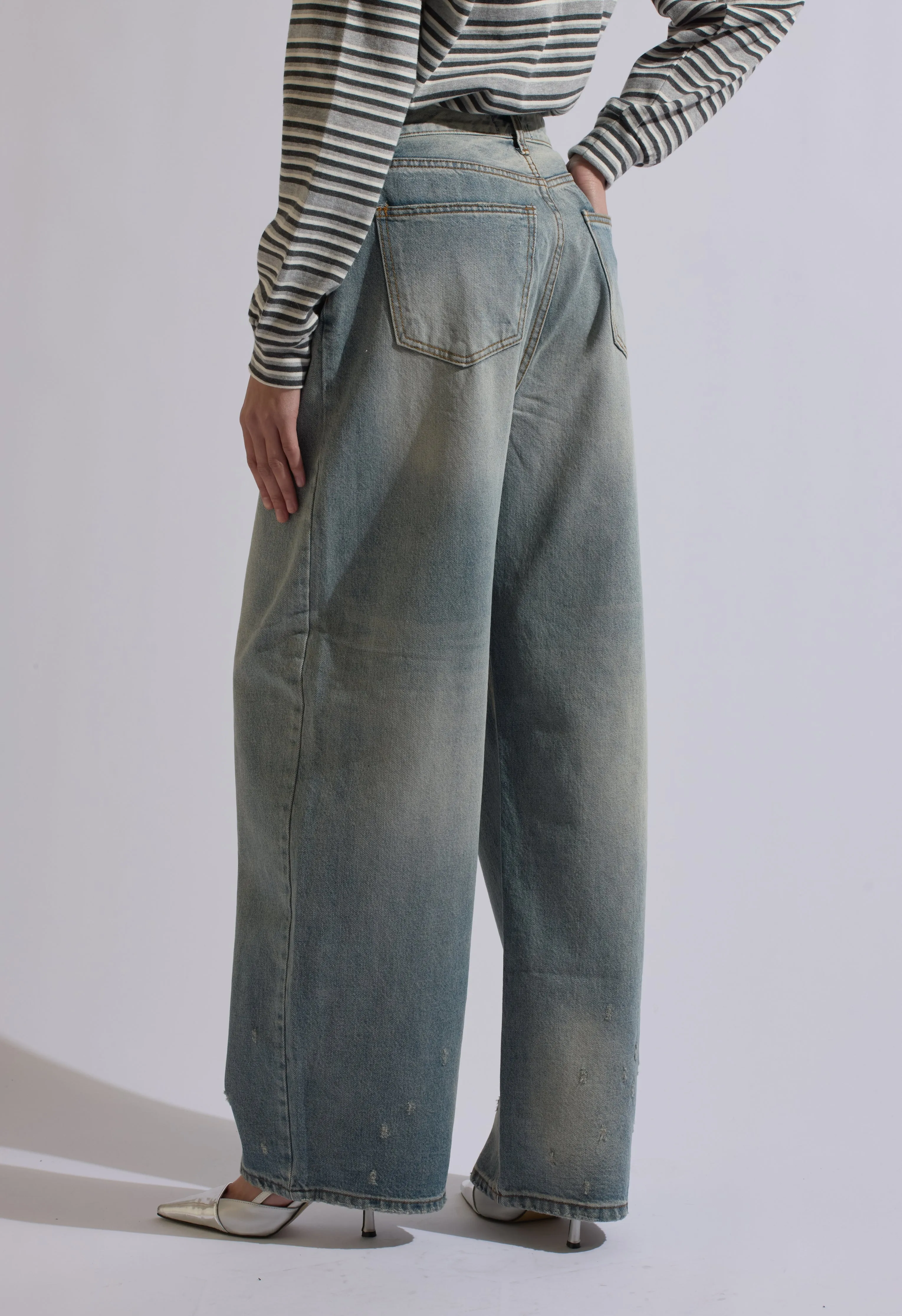 Harper Distressed Denim