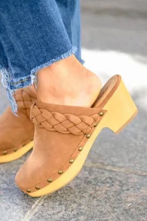 Hazel Blues® | Taylor Braided Clogs In Brown