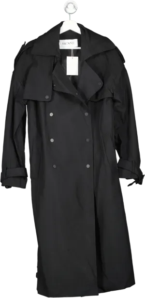 Henne Black Otto Trench Coat UK L/XL