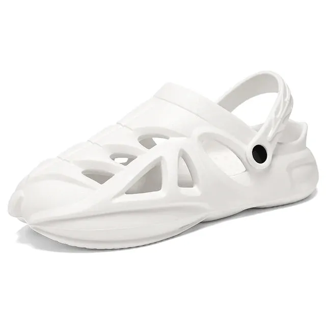 Herren Löcherschuhe Garden Clogs Beach Sandalen Herren Sommer Leichte Schlappen Outdoor Komfort Hausschuhe