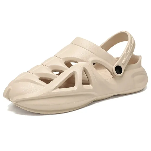 Herren Löcherschuhe Garden Clogs Beach Sandalen Herren Sommer Leichte Schlappen Outdoor Komfort Hausschuhe