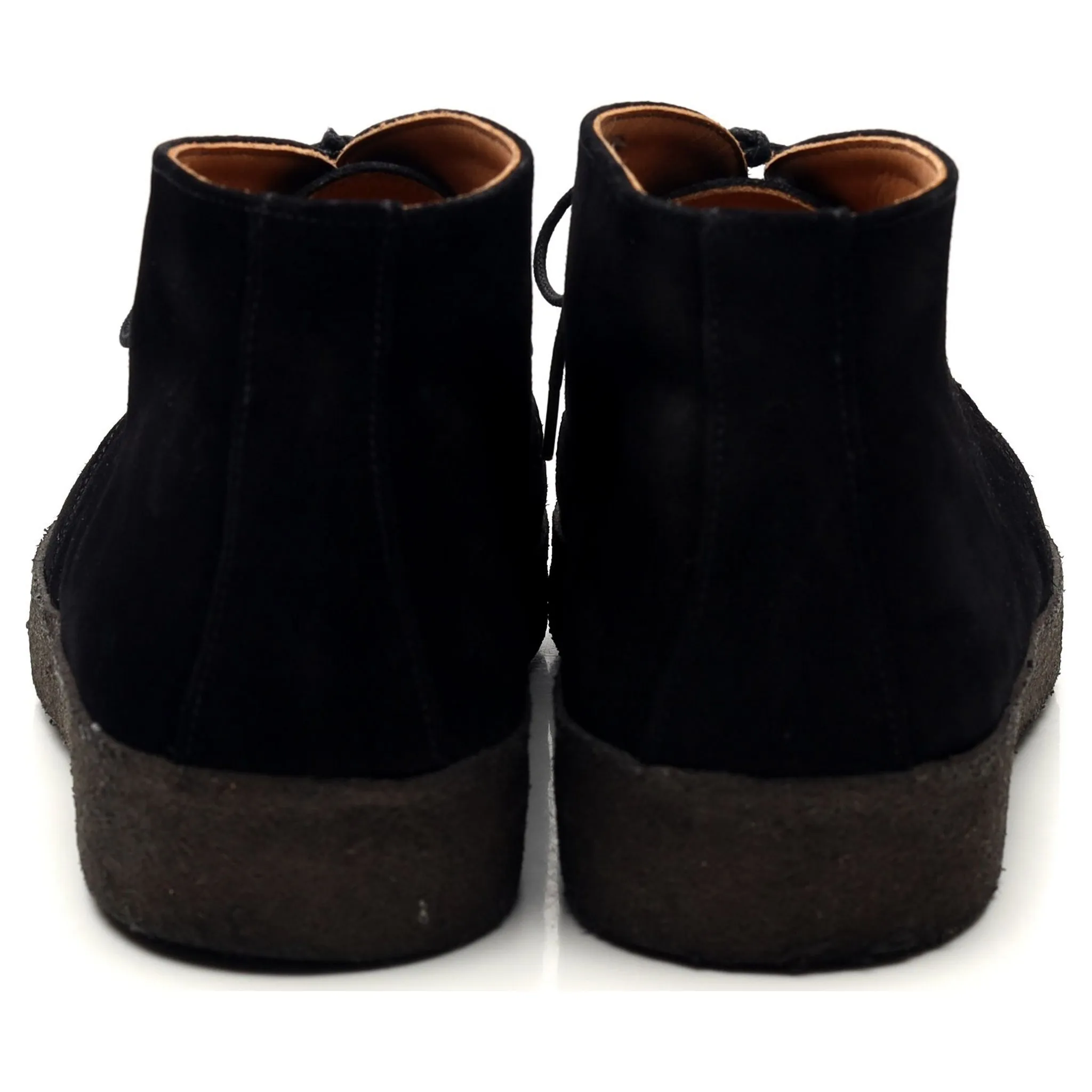 'Hi-Top' Black Suede Chukka Boots UK 11