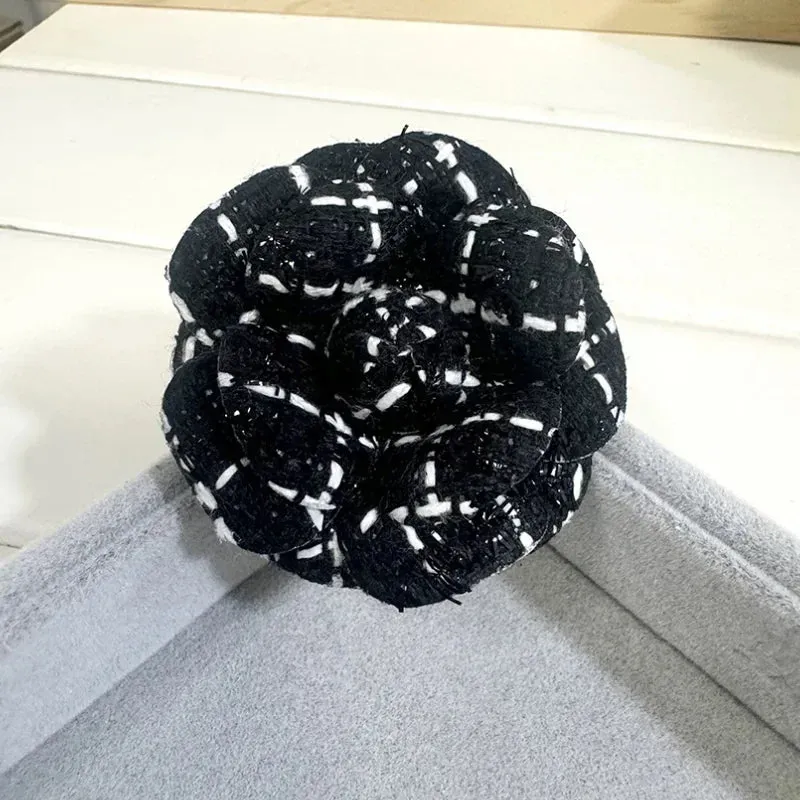 High-end Fabric Camellia Flower Brooches
