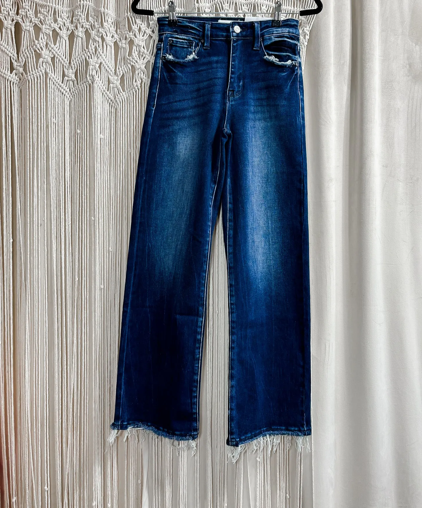 High Rise Straight Leg Jeans