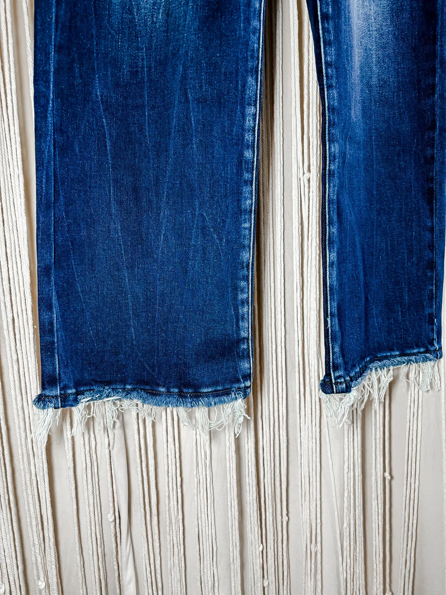 High Rise Straight Leg Jeans