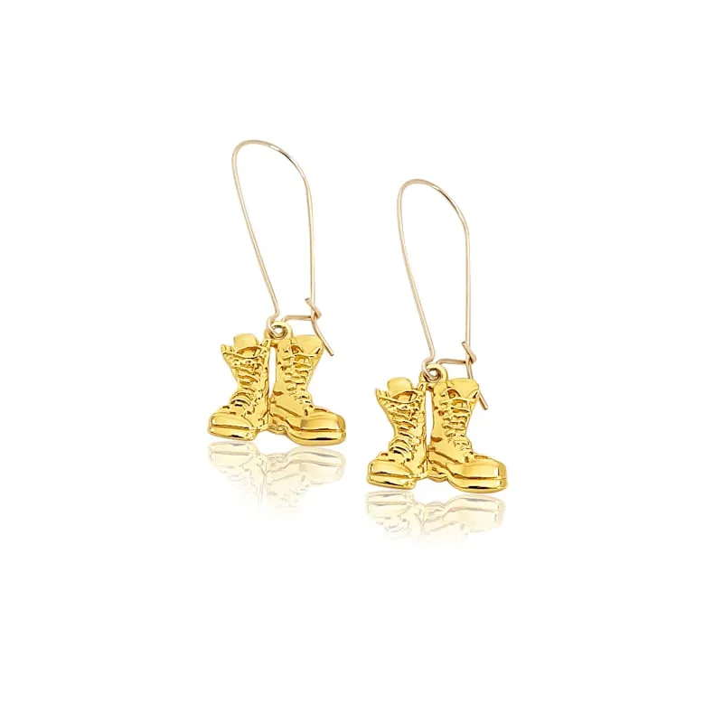 High Speed Earrings - 15mm Antiqued or Shined Stainless Steel, Sterling Silver, or Gold-Plated Stainless Steel dangling from Large Kidney Style Ear Wires