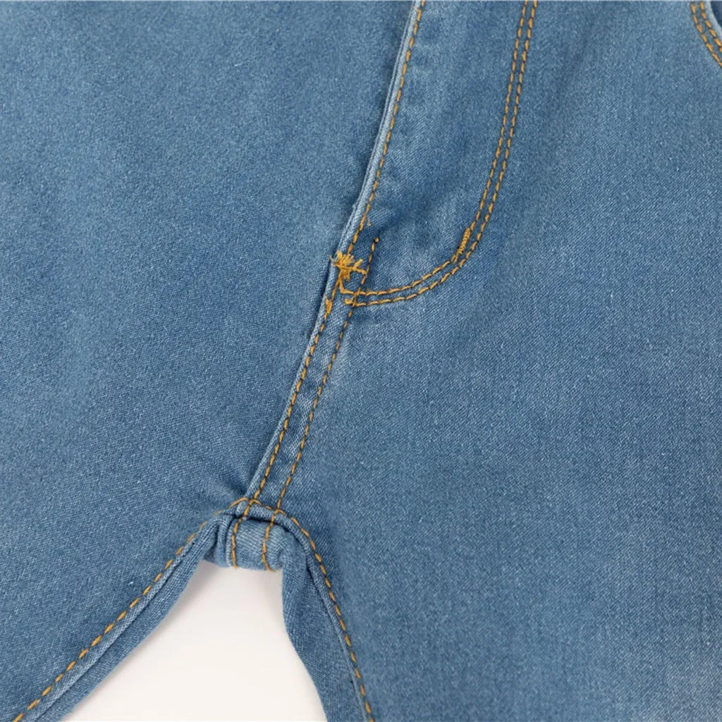 High Waist Denim Pants