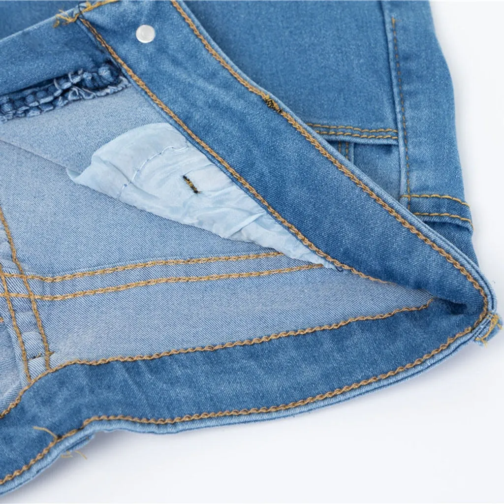 High Waist Denim Pants