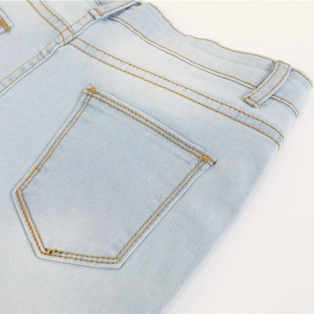 High Waist Denim Pants