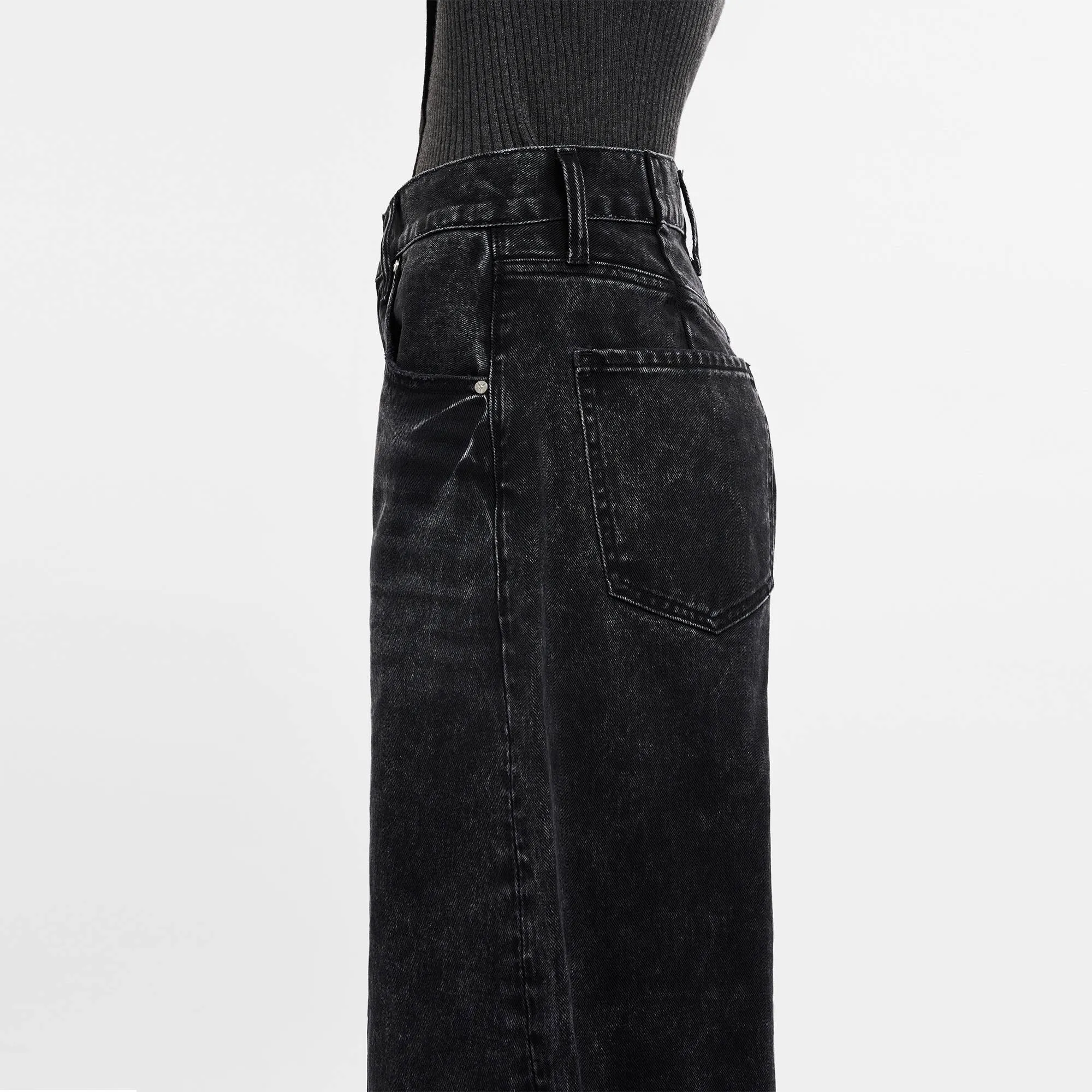 High Waisted Barrell Jeans