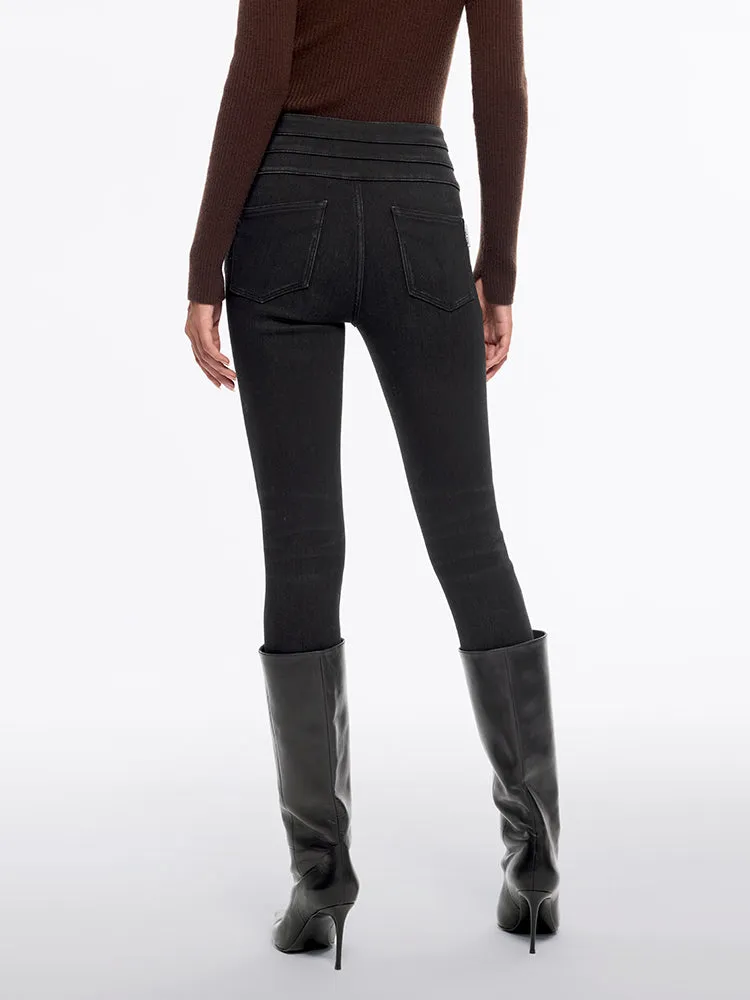 High Waisted Skinny Jeans
