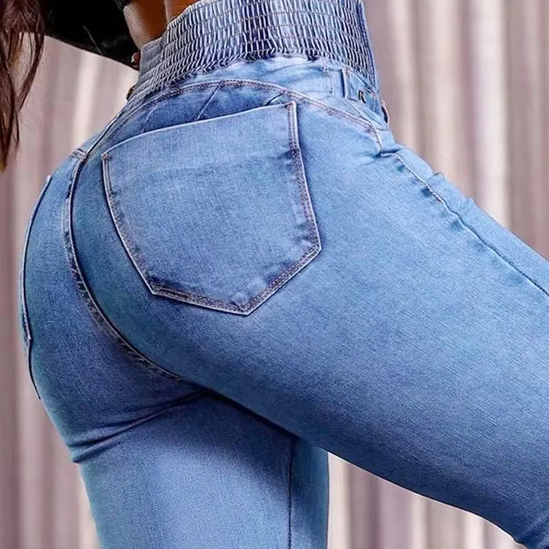 High-Waisted Stretchy Jeans