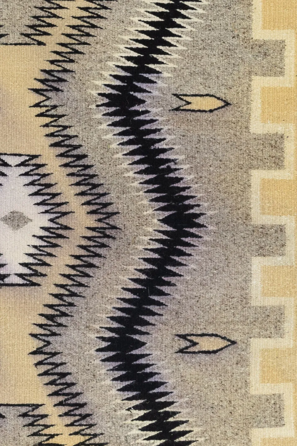 Home, Textile, Rug, Navajo Flat Weave, Two Gray Hills, Vintage, 149