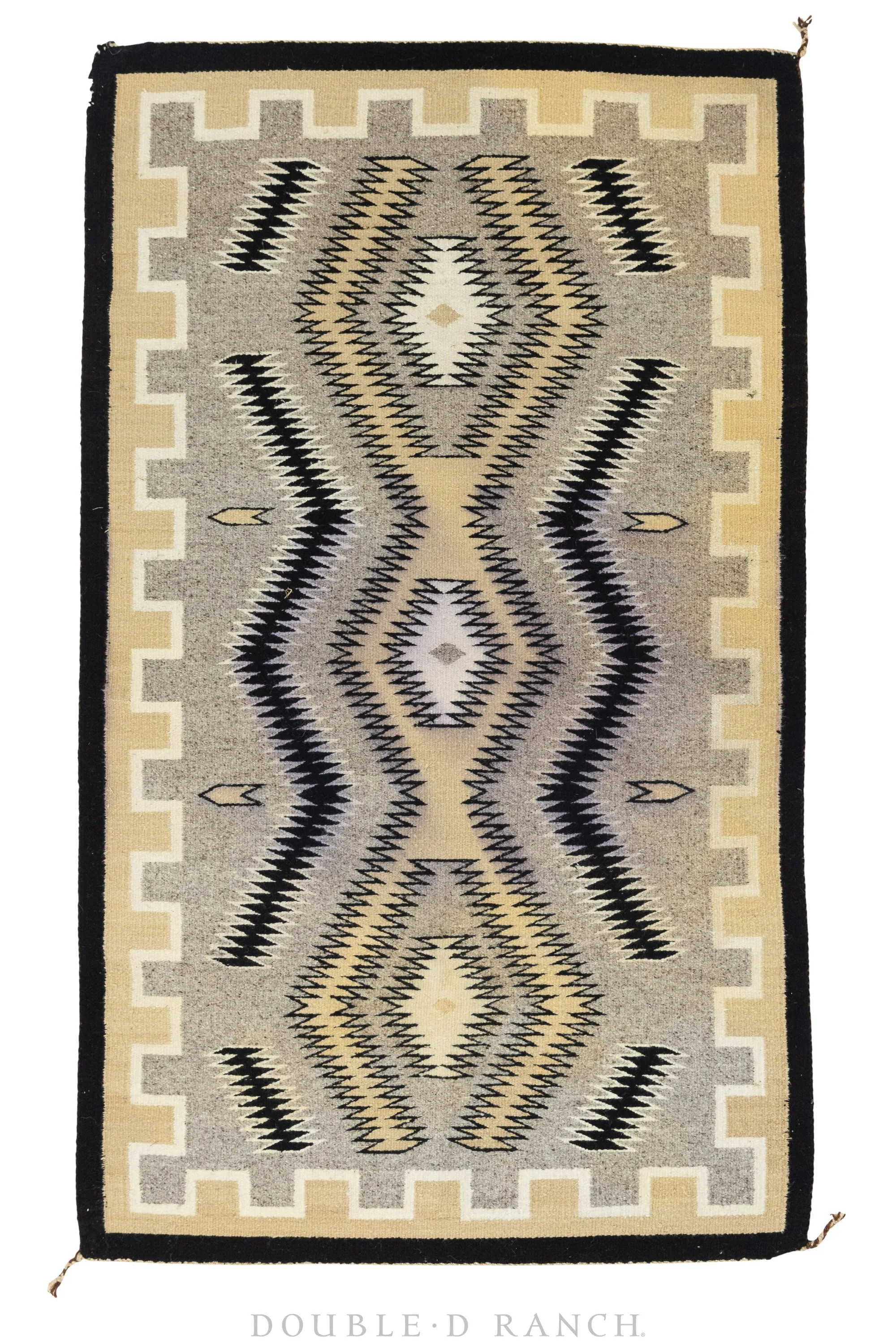 Home, Textile, Rug, Navajo Flat Weave, Two Gray Hills, Vintage, 149