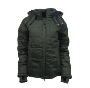 HoodLamb Men's Deep Army Green Nordic Puffer #W18MNU NWT