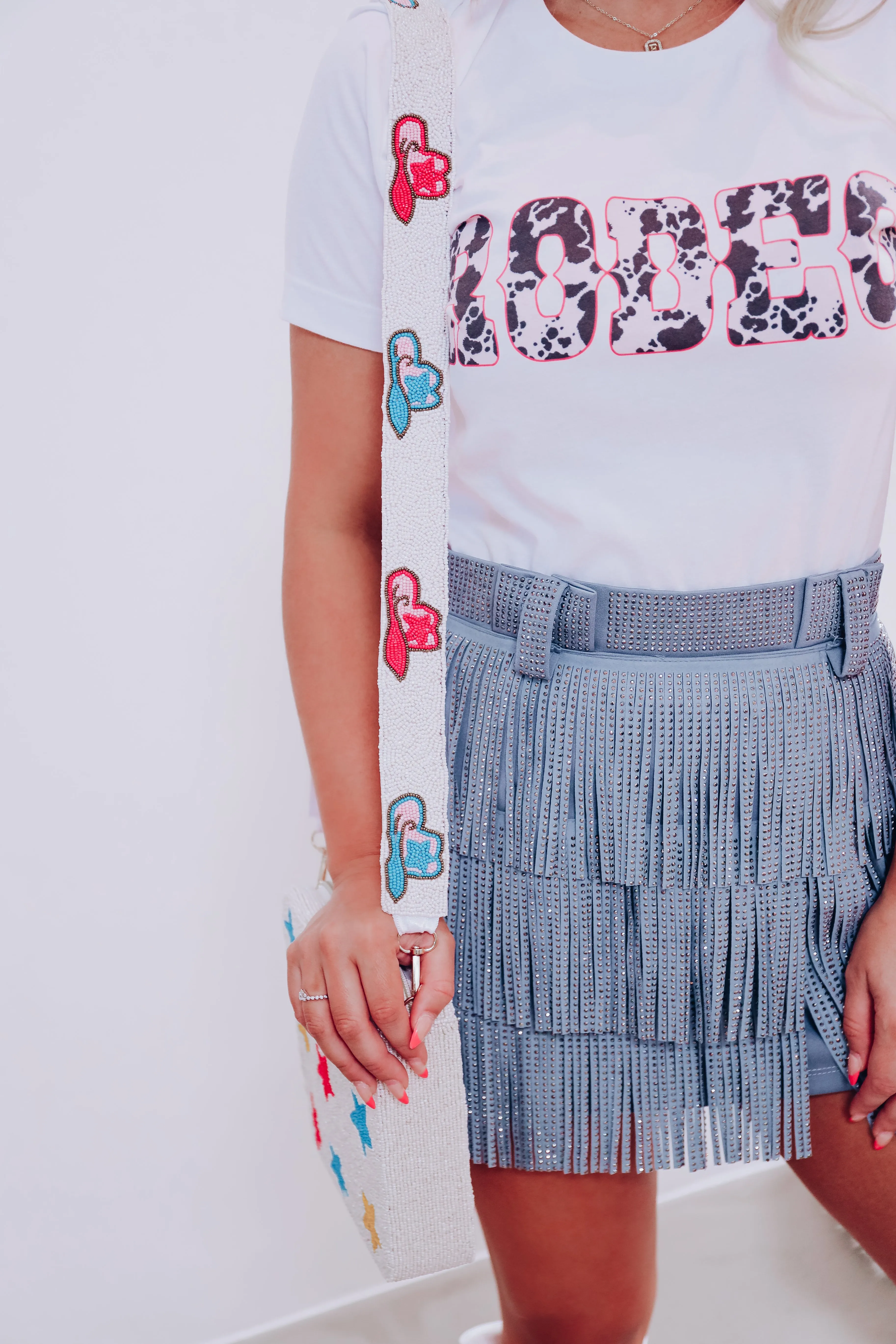 Howdy Beaded Bag