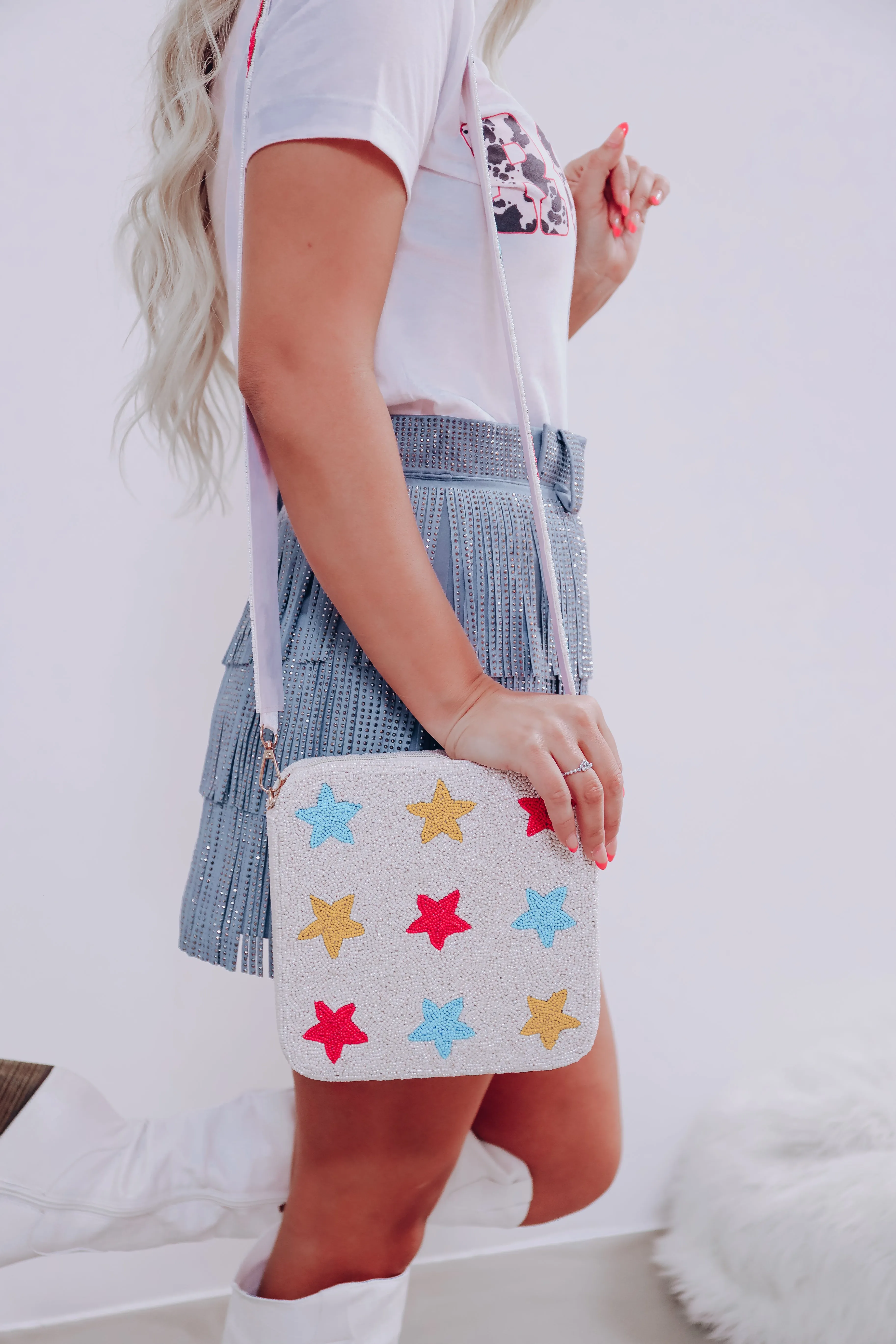 Howdy Beaded Bag