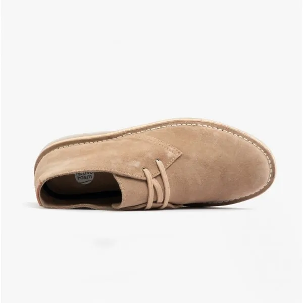 Hush Puppies SAMUEL Mens Chukka Boots Sand